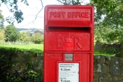 Letterbox on green